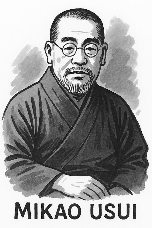 Mikao Usui pencil sketch